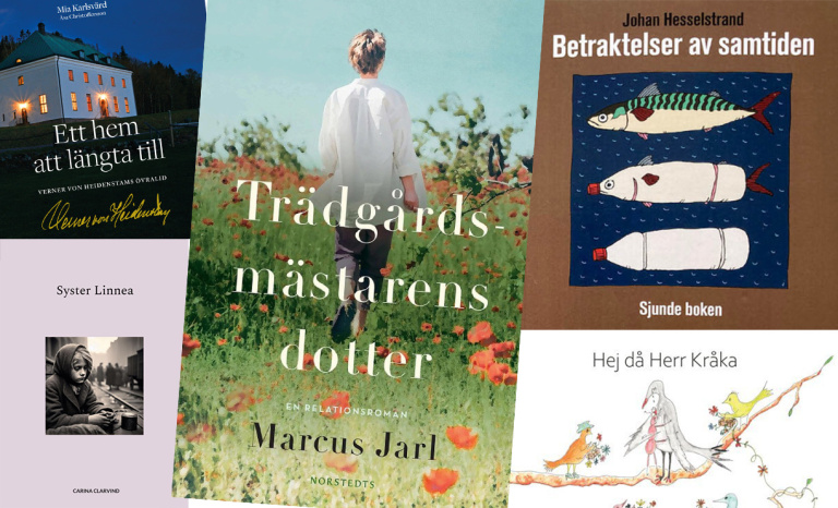 Collage med bokomslag