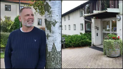 Montage: Richard Lindgren samt entrén till Wasagården.