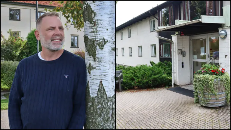 Montage: Richard Lindgren samt entrén till Wasagården.
