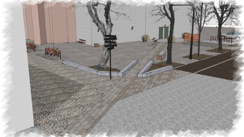 Snart byggstart för ett gångfartsområde vid Rödtornet