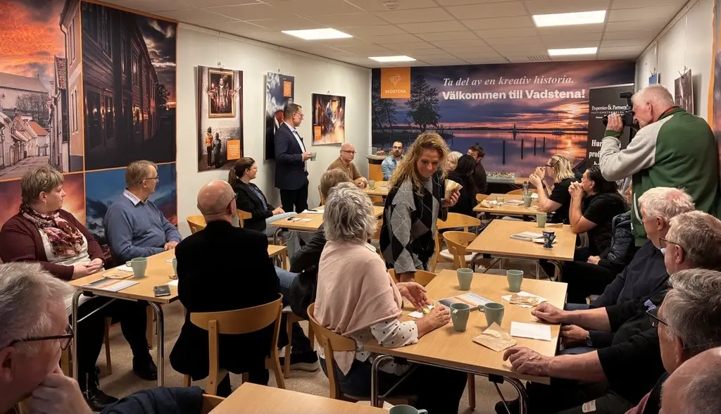 Frukostmöte med Andreas Svahn.